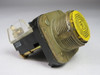 Allen-Bradley 800T-A9D1 Series T Push Button Yellow Flush Head 1NO USED
