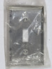 Thomas & Betts CI-97072 Stainless Steel 1-Gang Toggle Switch Cover ! NWB !