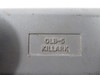 Killark OLB-5 Conduit Body W/ Cover L-Shaped 2-Hole 1-1/2" NPT Aluminum USED