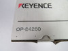 Keyence OP-84260 Set of 2 Mounting Brackets for Threaded Sensor ! NEW !