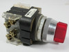 Allen-Bradley 800T-24JR2KB7AX Series U Selector Switch 24V Red Lens 1NO 1NC USED