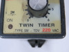 Sunman SM-TDV Twin Timer 0-6min 220VAC 110V USED