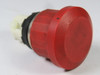 Allen-Bradley 800ES-MP24 2-Position Push-Pull Device Red Mushroom Cap USED