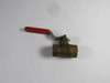 MAS B3-3/8 Brass Ball Valve 3/8x3/8" 1/2PSI USED