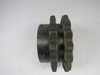 Generic D80-16H-1-3/4 Double Chain Sprocket 1-3/4" ID 16T 80C 3-1/4" OD USED