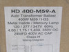 Ultrasave HD400-M59-A Magnetic HID Ballast 120/277/347V 4.0/1.75/1.40A ! NEW !