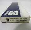 Brady 3440-0 Kit of Number Labels 25-Pack #0 NEW