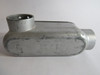 Arlington 1-1/2" LR Type Conduit Body With Cover USED