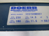 Doerr 333104BH857 Stedi-Drive 230VAC 180VDC 14.9 AC AMPS 2HP 50/60HZ USED