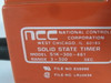 NCC S1K-300-461 Solid State Timer 3-300sec 120/240VAC 50/60HZ 10A 1/3HP USED