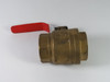 Generic 2NPT Brass Ball Valve 2" NPT Threaded 600WOG Full Port USED