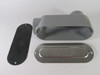 Steel Electric LB8ACG Conduit Body w/ 2 1/2"-3" Cover ! NEW !