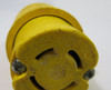 General Electric GLD7313 Yellow Industrial Connector 20A 125/250V 3W 3P USED