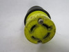 Pass & Seymour L1730C Yellow Receptacle 30A 600V 4W 3P USED