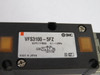 SMC VFS3100-5FZ 2 Position Solenoid Valve .1-1.0mPa 5 Port 24VDC USED