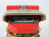 Allen-Bradley 800H-WK61B Ser B Flip Lever Push Button Red STOP 2NO 2NC USED