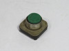Allen-Bradley 800T-A1 Ser B Push Button Green Flush Head No Contacts USED