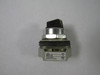 Allen-Bradley 800T-J4 Ser T Selector Switch No Contact Block 3-Position USED