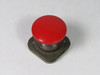 Allen-Bradley 800T-D6 Ser A Push Button Red Mushroom Head No Contacts USED