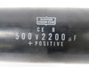 Nippon Chemi-Con CE-B Capacitor 500V 2200uF USED