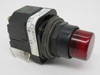 Allen-Bradley 800H-PRBL26R Series F Push Button 240V Red Extended 1NO 1NC USED