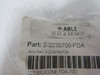 Able Seal 2-223S700-FDA Silicon O-Ring 40.87mm ID 47.93mm OD Lot of 70 USED