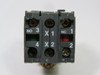 Telemecanique XB4BW3165 Push Button Illum 22mm 1NO 1NC White Flush Head USED