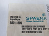 Spaenaur 680-809 Sai Series Disc Springs .281" ODx .138" ID Lot Of 100 ! NEW !