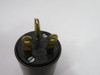 Bryant 5666BZ Black Industrial Plug 15A 250V 3W 3P USED