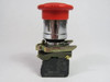 Telemecanique XB4BS8445 Push Button 40mm 1NO 1NC Red Turn-to-Release USED