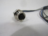Balluff BCC0CZ7 M12X1 Female 5Pole A Coded Connector Cable 300VDC/AC 4A USED