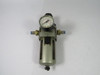 SMC AW40-N04H-Z Modular Filter Regulator w/ Gauge 1/2"NPT 125PSI 5um USED