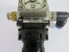 SMC AR20K-N02EH-Z 1/4" Modular Air Regulator * Broken Gauge * 125PSI ! AS IS !