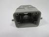 Harting 09300100422 HAN10B-HTE-PG21 Top Entry Hood Connector Housing USED