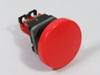 Fuji Electric AR30B0R-01R Push Button 600V 1NC Red Giant Mushroom USED
