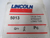 Lincoln 5013 1/4"-28 Thread Straight-Long Thread 2Pcs ! NWB !