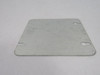 Hubbell 72-C-1 Square Cover 4-11/16" USED