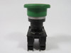 Sprecher + Schuh D7P-MM43PX11 Push Button 1NO 1NC Green Mushroom USED