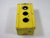 Allen-Bradley 800T-3TZ Ser T Push Button Enclosure 3-Hole 30mm Yellow USED