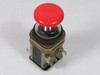 Telemecanique ZB2-XB2M Push-Pull 380V 5A 1NO 1NC Red Mushroom USED
