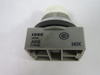 IDEC ABS2W White Extended Push Button No Contacts USED