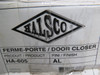 Halsco HA-605-AL Door Closer Adjustable Sweep & Latch Speed Valve Size 5 ! NEW !