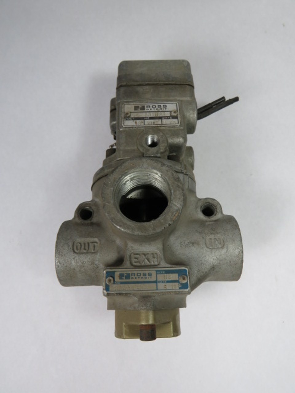 Ross 331H93/2674A4926 Pneumatic Air Valve 48V USED