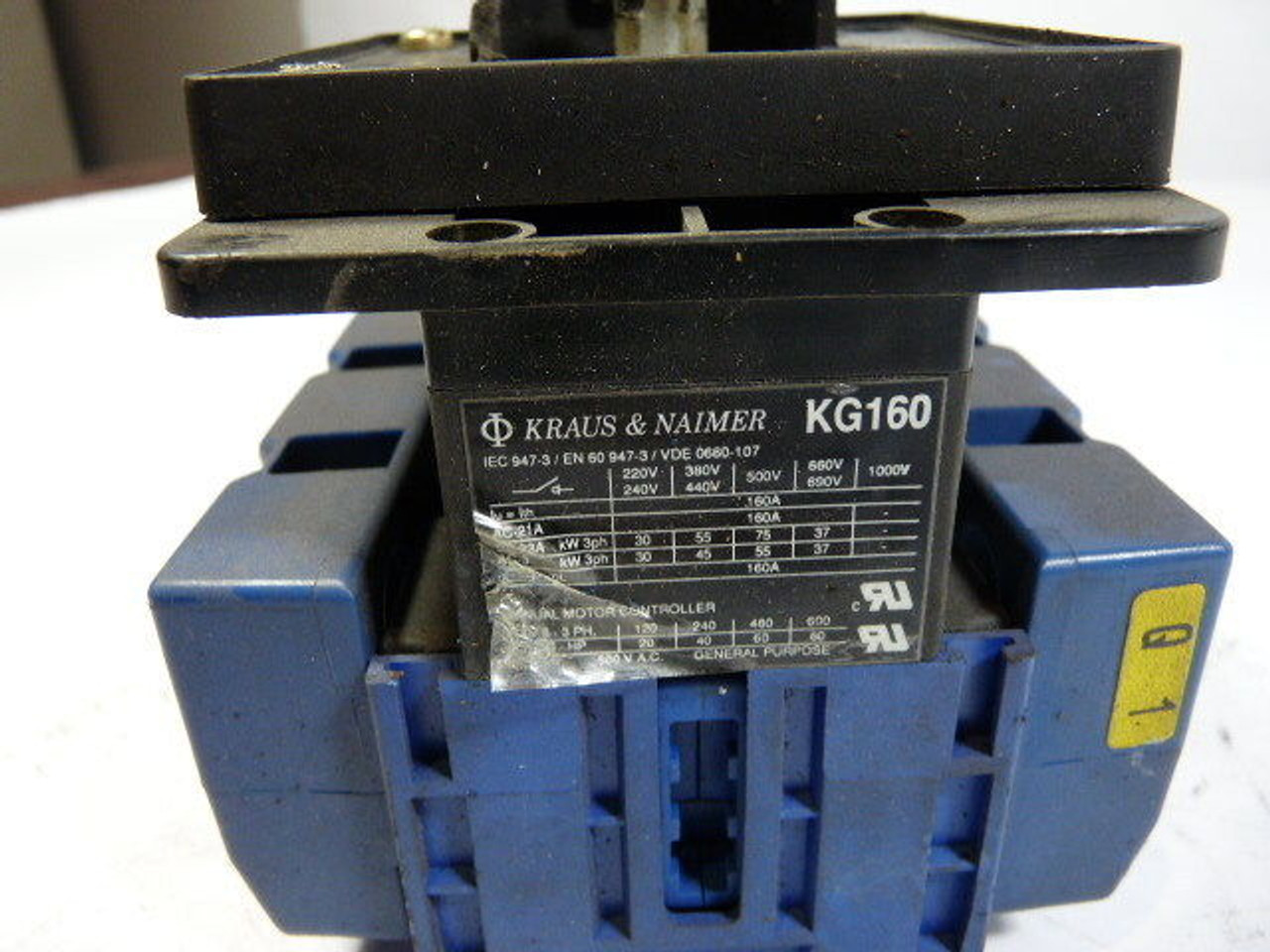 Kraus Naimer KG160 Disconnect Switch 160 Amp USED