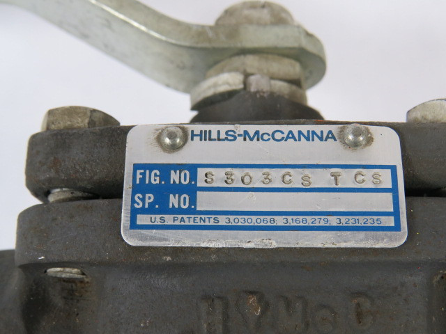 Hills-Mccana S303CSTCS Ball Valve USED