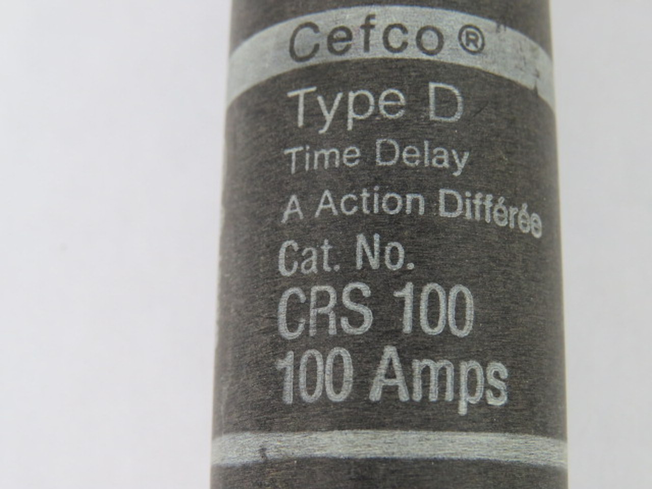 Cefco CRS-100 Time Delay Fuse 100A 600VAC USED