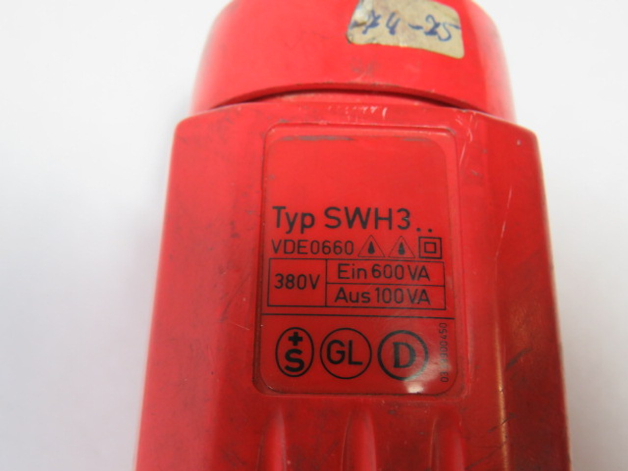 Stahl SWH3 Control Switch/Box 380V USED