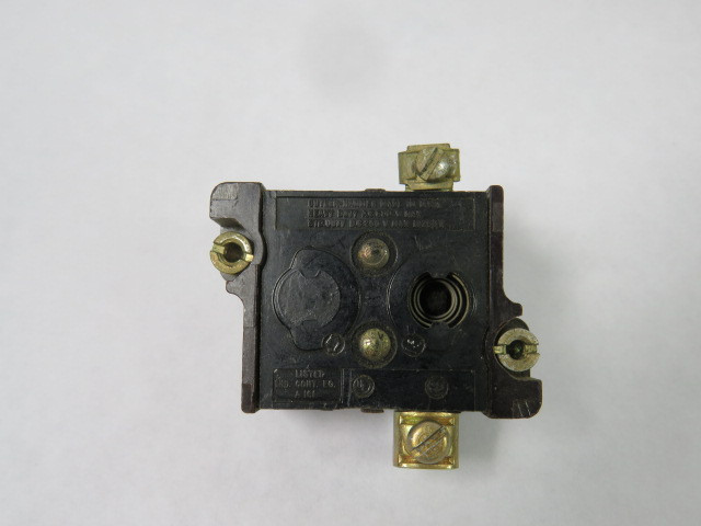 Cutler-Hammer 10250T53 Brown Contact Block 1NO 600VAC 250VDC USED