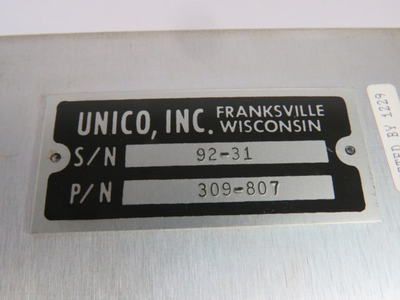 Unico 309-807 Power Supply 5VDC 12A USED