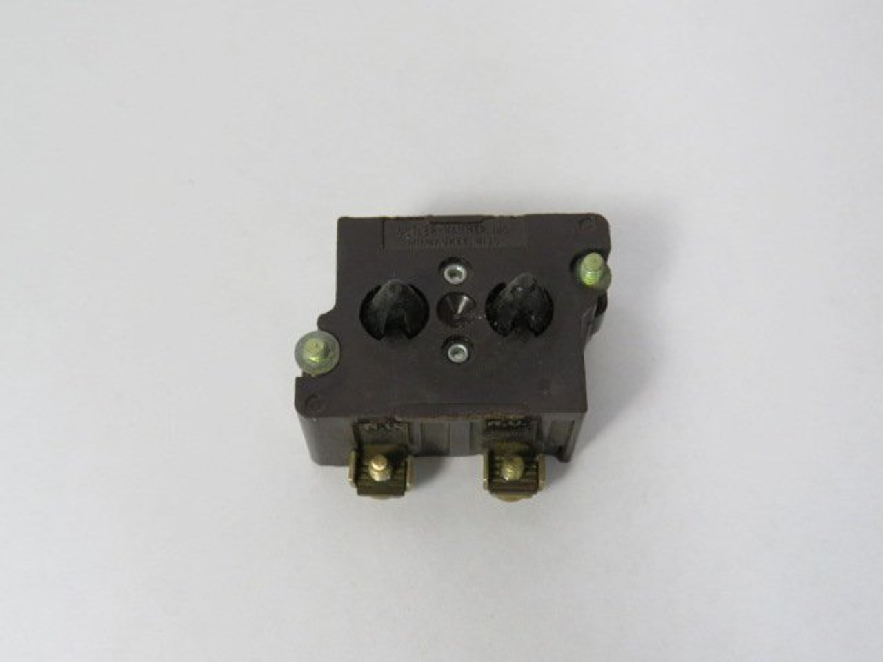 Cutler-Hammer 10250T2 Brown Contact Block 2NO 600VAC 250VDC USED
